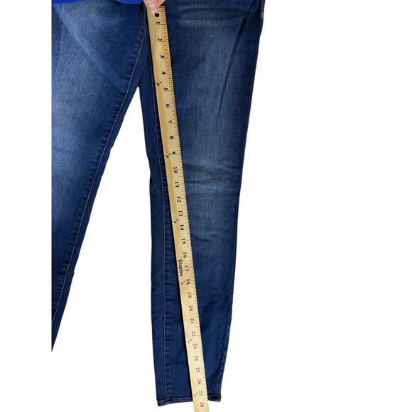 Women's Madewell 8" rise Ankle Zip Skinny Ankle Jeans Size 25 - Picture 11 of 11